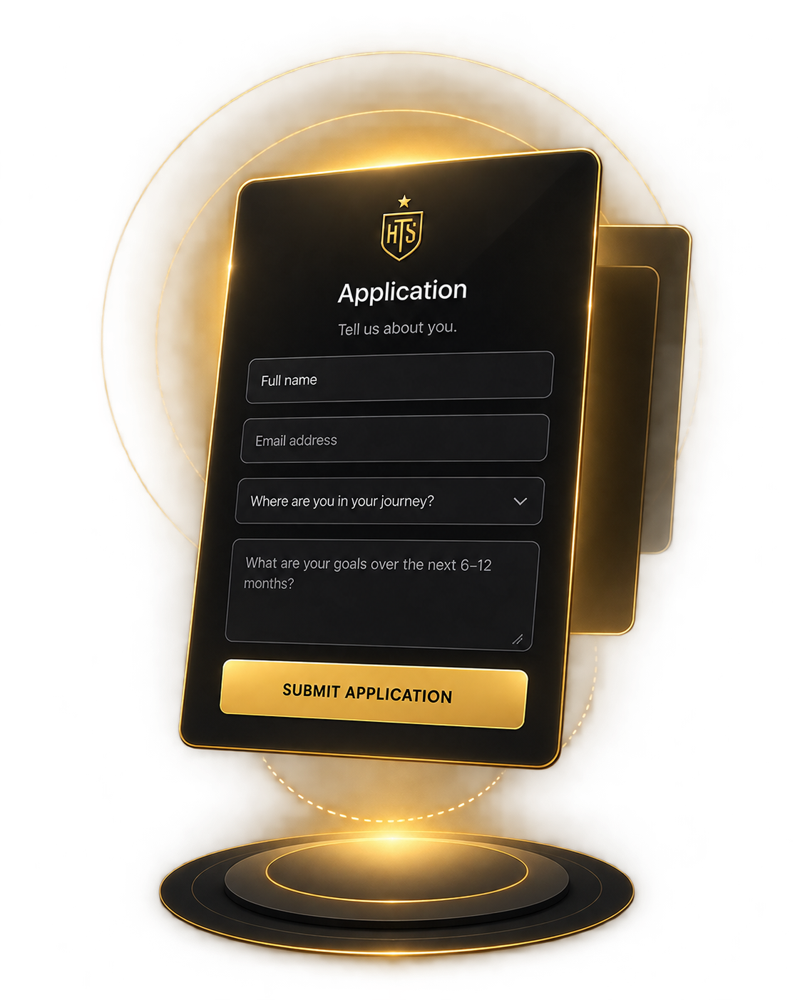 Sales Wizards application form preview
