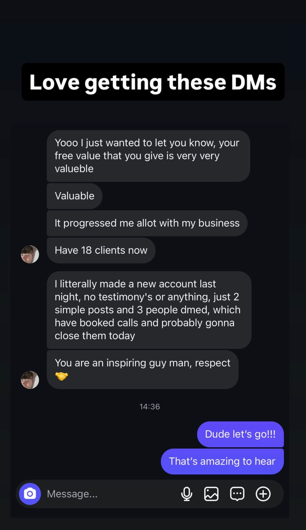 Sales Wizards client result